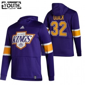 Barn Los Angeles Kings Jonathan Quick 32 2020-21 Reverse Retro Pullover Hooded Sweatshirt